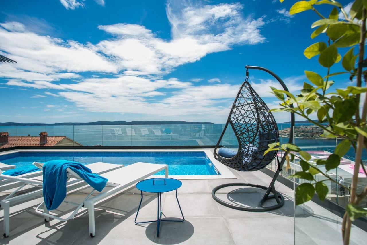 Holiday Home Olive Exclusive - 8 People, Heated Pool, Okrug Gornji, Sea View Τρογκίρ Εξωτερικό φωτογραφία