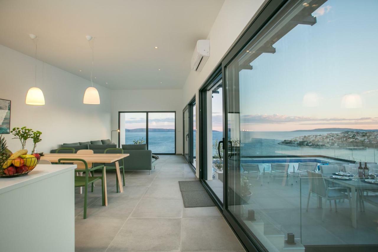 Holiday Home Olive Exclusive - 8 People, Heated Pool, Okrug Gornji, Sea View Τρογκίρ Εξωτερικό φωτογραφία